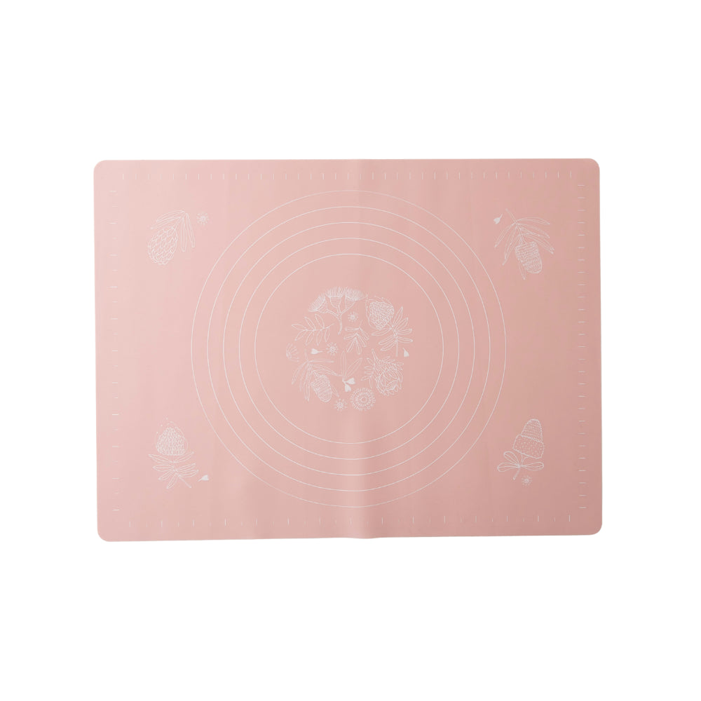 K&Co. Blossoms series Silicone Baking Mat - DUSTY PINK
